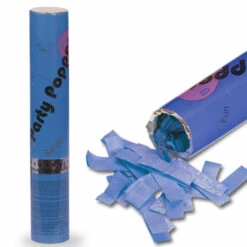 Canon à Confettis Bleus