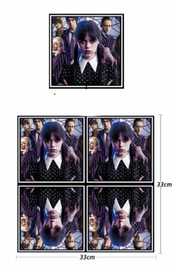 6 Serviettes Mercredi