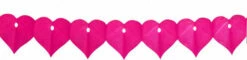 Guirlande Mariage Coeur Fuchsia