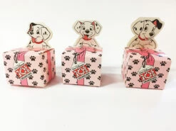 6 Boites Dragées 101 Dalmatiens Roses