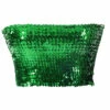 Bustier Bandeau Paillettes Vert Brésil -WIDMANN Soldes bustier bandeau vert z