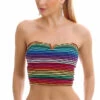 Bustier Ă Rayures Arc En Ciel Sur Fond Noir 1 Bustier Ă Rayures Arc En Ciel Sur Fond Noir -WIDMANN Soldes bustier rayure fluo z