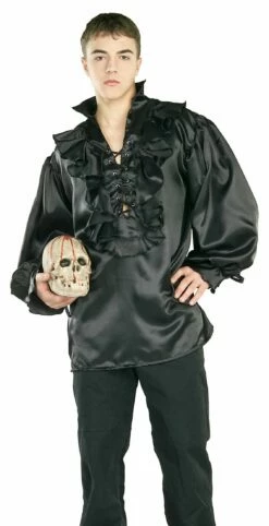 Chemise Pirate Noire