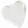 4 Coeurs En Plastique Pour Dragées -WIDMANN Soldes coeur plexi z