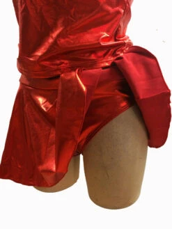 Costume Pompom Girl Métallisé Rouge -WIDMANN Soldes costume pompom girl rouge z