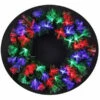 Couronne De Noel Fibre Optique 2 Couronne De Noel Fibre Optique -WIDMANN Soldes couronne de noel avec leds multicolores