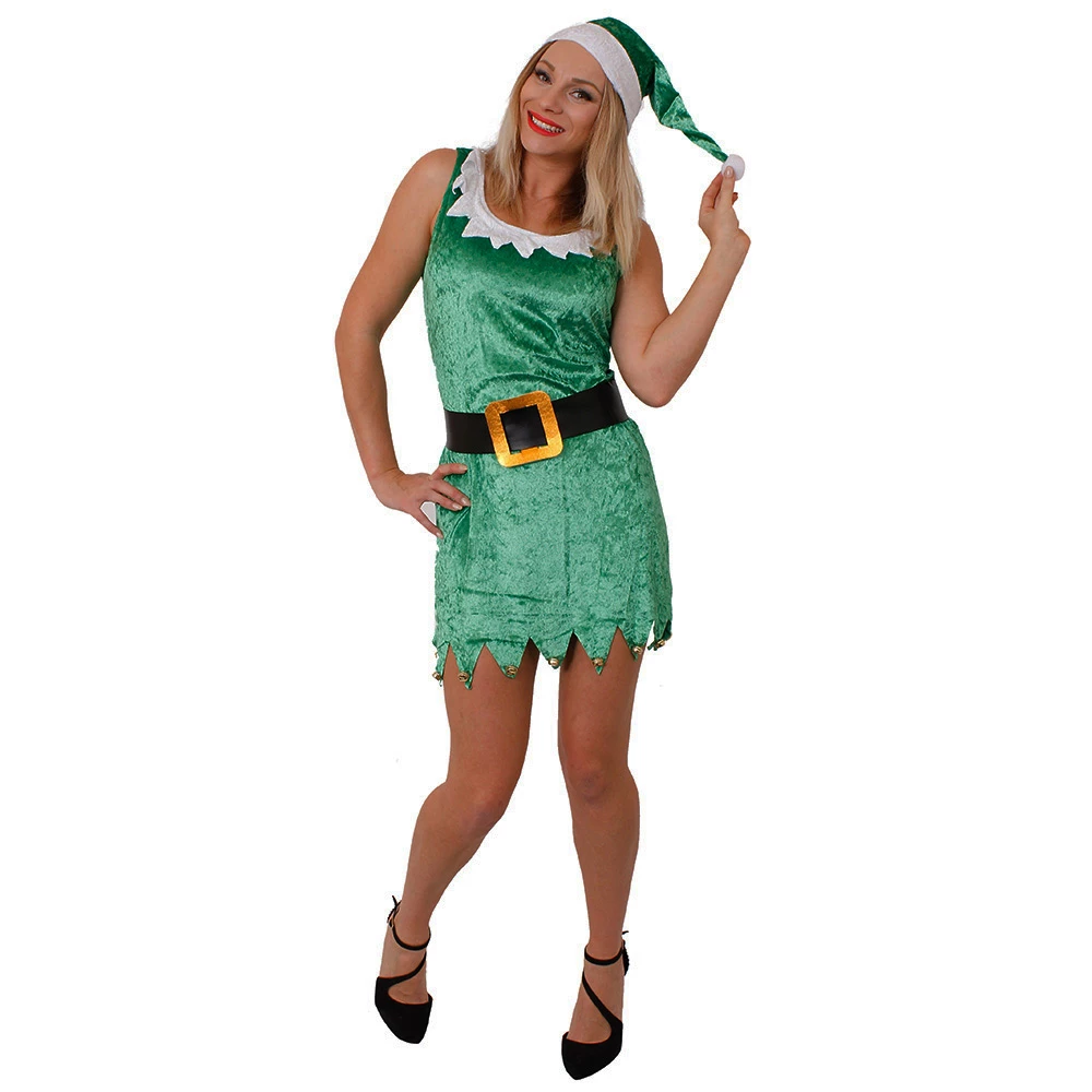 Déguisement Elfe Ou Lutin Femme Vert 4 Déguisement Elfe Ou Lutin Femme Vert – Image 2