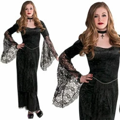 AMSCAN Déguisement Prêtresse Gothique Noire