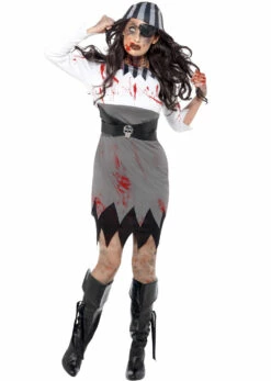 Déguisement Pirate Zombie Femme