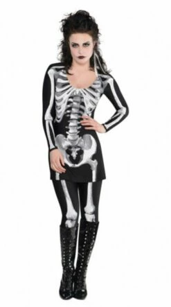 AMSCAN Déguisement Squelette Femme