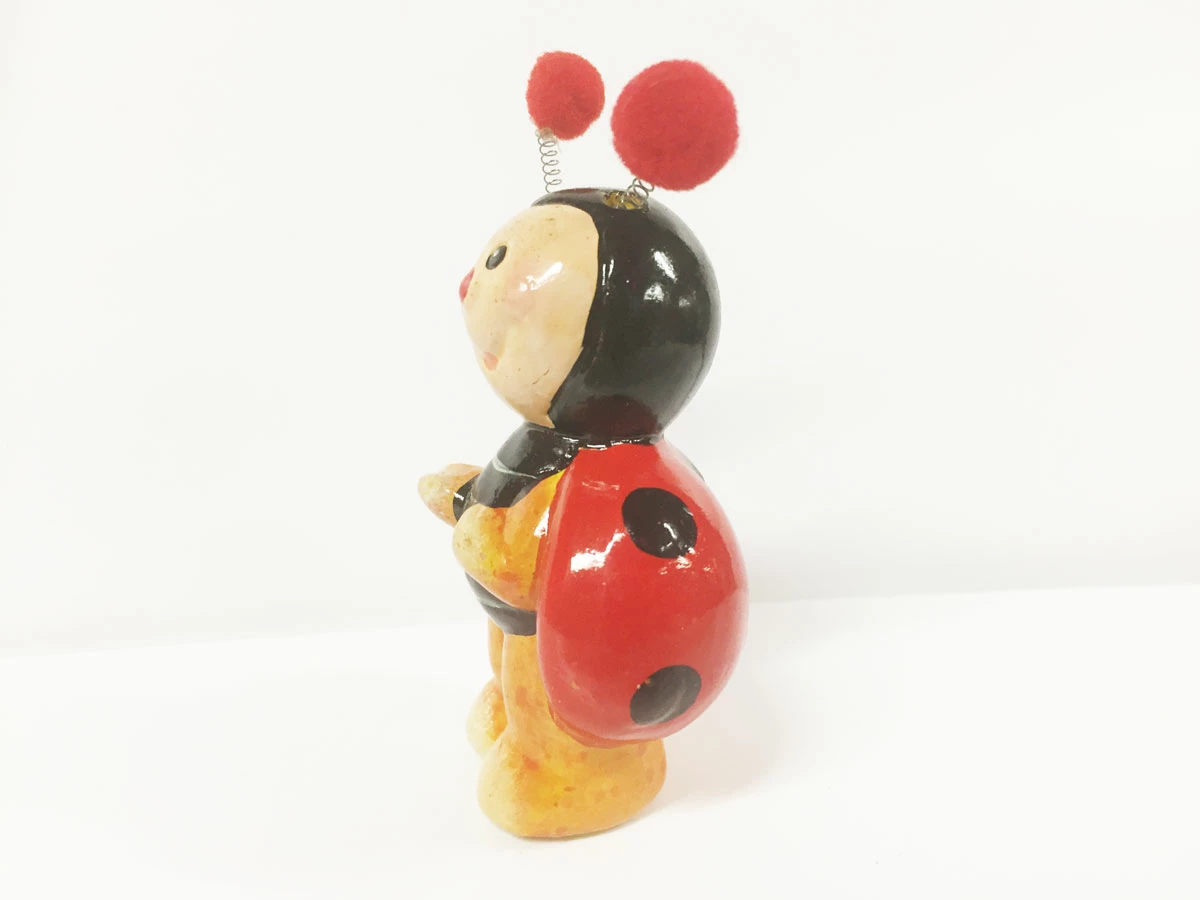 2 Figurines Céramique Coccinelles 4 2 Figurines Céramique Coccinelles – Image 2