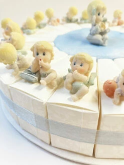 Gâteau à Dragées Ou Bonbons Bébés Bleus
