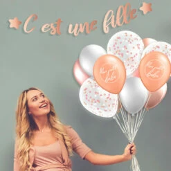 Guirlande C'est Une Fille Rose Gold