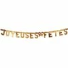 GUIRLANDE OR JOYEUSES FËTES -WIDMANN Soldes guirlandes joyeuses fetes or