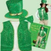 KIT SAINT PATRICK -WIDMANN Soldes kit saint patrick gilet chapeau neoud papillon