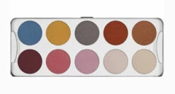 Palette 10 Fards à Paupière Kryolan Iridescents