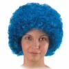 Perruque Pop Bouclée Éco Bleue -WIDMANN Soldes pe75 2