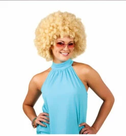 Perruque Afro Blonde