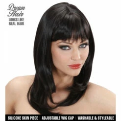 PERRUQUE FASHION CABARET LUXE NOIRE