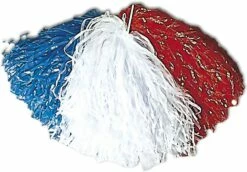 Pompon Bicolore Bleu Blanc Rouge