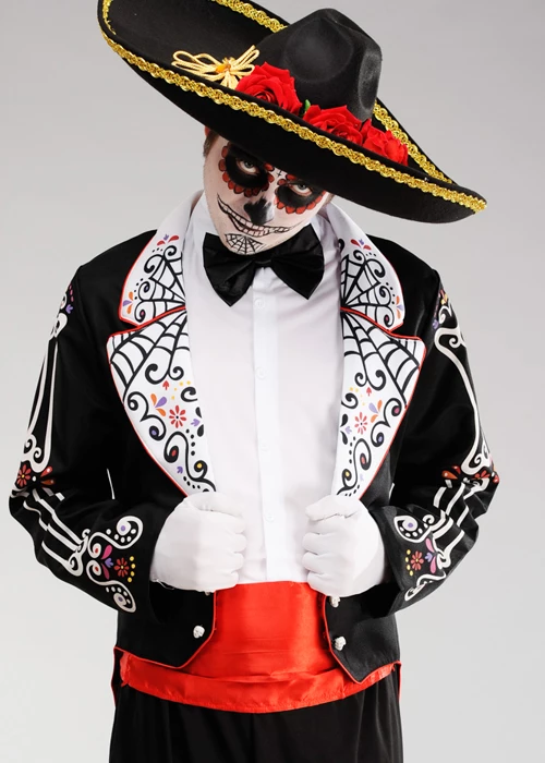 AMSCAN Déguisement Queue De Pie Jour Des Morts Mexicain 3 AMSCAN Déguisement Queue De Pie Jour Des Morts Mexicain