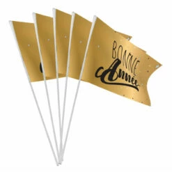 10 Drapeaux Bonne Année -WIDMANN Soldes sachet de 10 drapeaux 95 x 16cm papier r v bonne annee