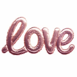 Sticker Love Rose Gold
