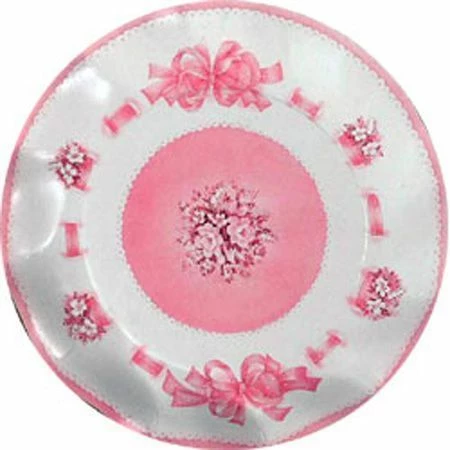 Assiettes Bouquet Céleste Roses 21Cm 3 Assiettes Bouquet Céleste Roses 21Cm